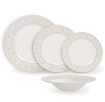 Набор тарелок Дионис 24 предмета в интернет-магазине фарфоровой посуды Акку
