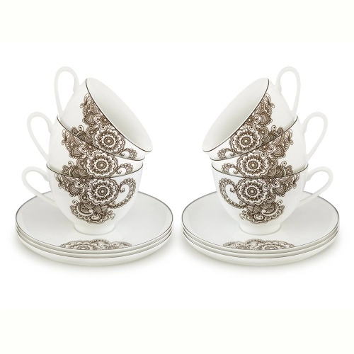 Лейла набор чайных пар в интернет-магазине фарфоровой посуды Акку