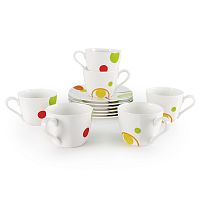 Круги набор чайных пар Аллегро в интернет-магазине фарфоровой посуды Акку