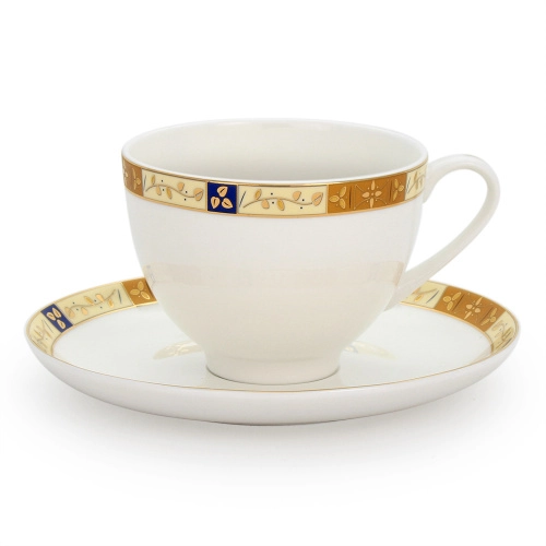 Золотая веточка набор чайных пар в интернет-магазине фарфоровой посуды Акку фото 3