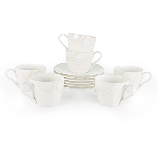 Сальветто  набор чайных пар  в интернет-магазине фарфоровой посуды Акку