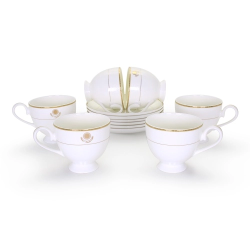Казахстан набор чайных пар  в интернет-магазине фарфоровой посуды Акку